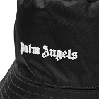 Palm Angels Women's Classic Logo Bucket Hat in Black/White