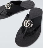 Gucci Riviera Double G thong sandals