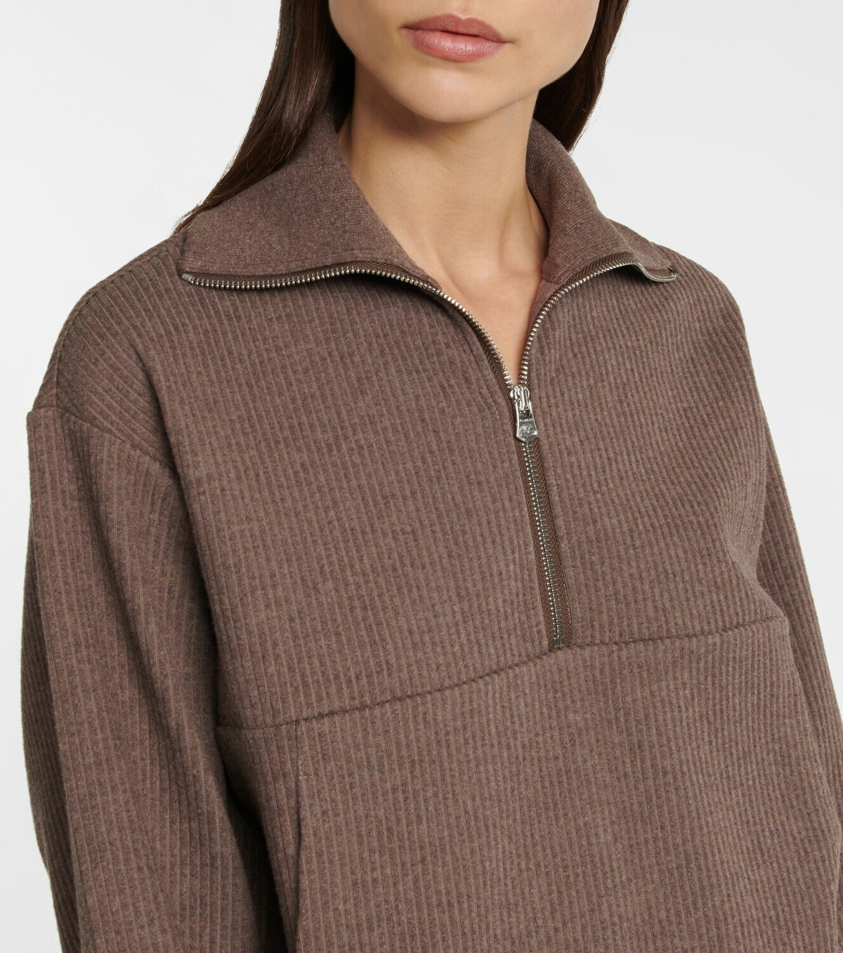 Varley - Cyrus half-zip cotton-blend sweatshirt