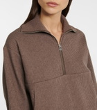 Varley - Cyrus half-zip cotton-blend sweatshirt