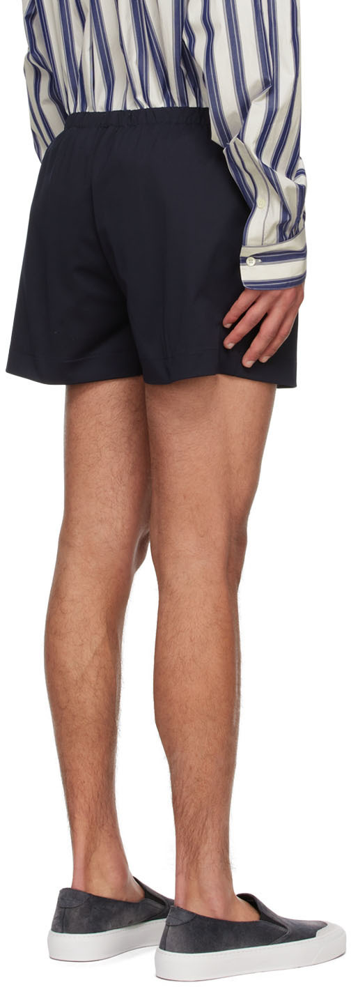 Maryam Nassir Zadeh SSENSE Exclusive Navy Shorts