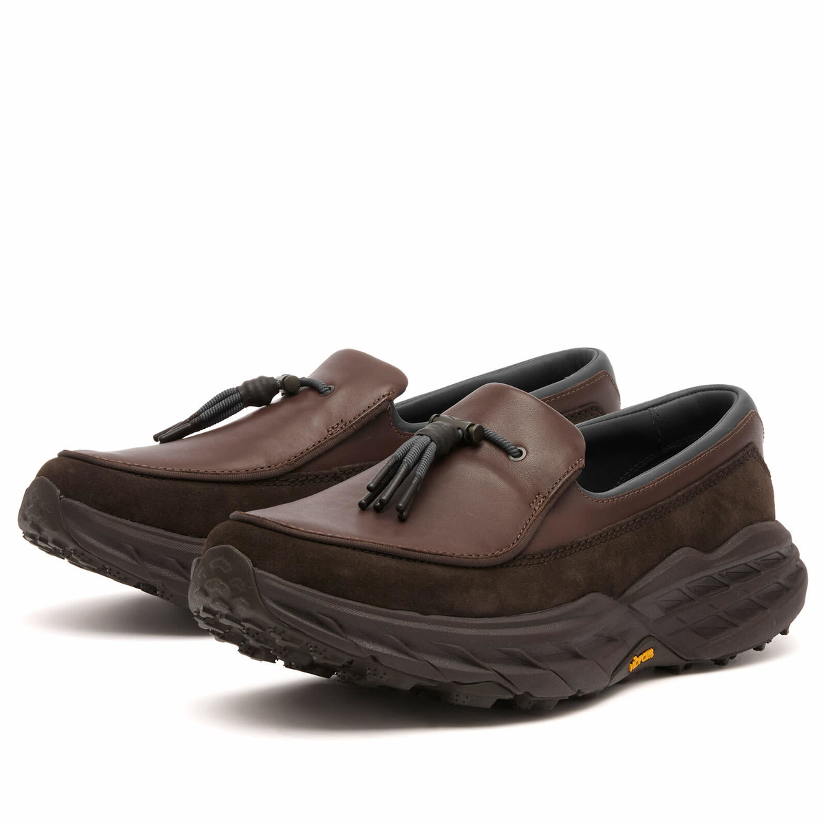 HOKA ONE ONE U Speed Loafer in Walnut/Cast Iron