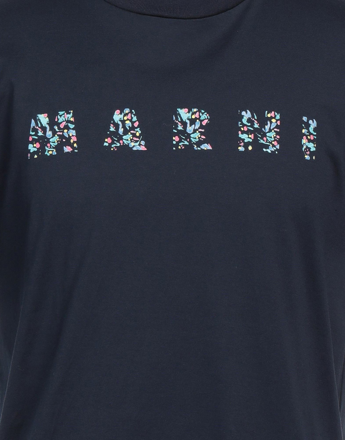Marni Mens T-shirt Midnight in Blue