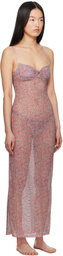 Yasmine Eslami Multicolor Nina Midi Dress