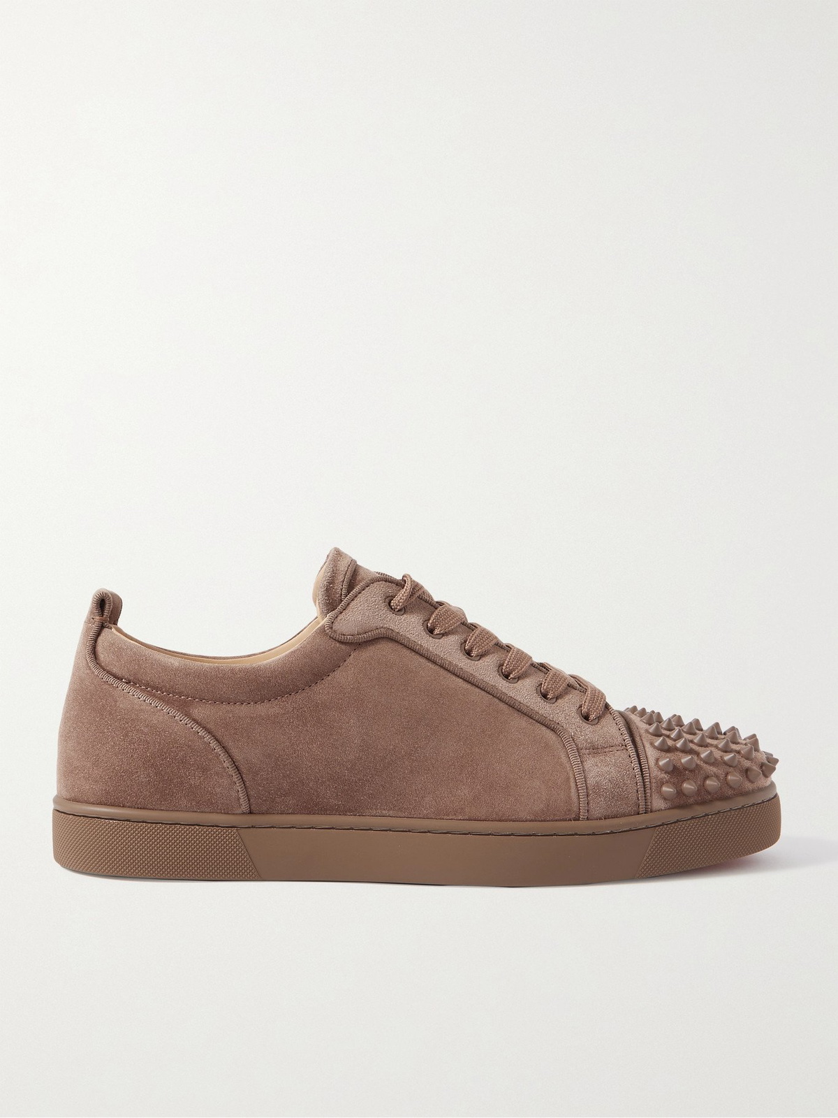 スニーカー Christian Louboutin Brown Suede Trainer Christian Louboutin Sneakers, Size 39 EU