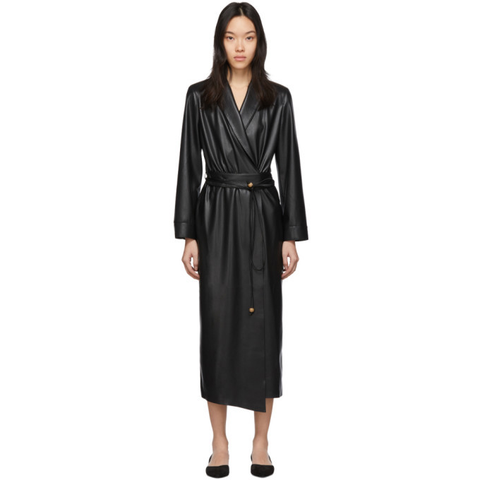 black leather babydoll dress Moody Leather Babydoll Dress
