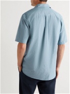 Sunspel - Selvedge Cotton-Chambray Shirt - Blue