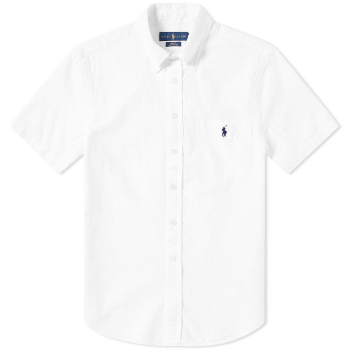 Photo: Polo Ralph Lauren Short Sleeve Seersucker Shirt White