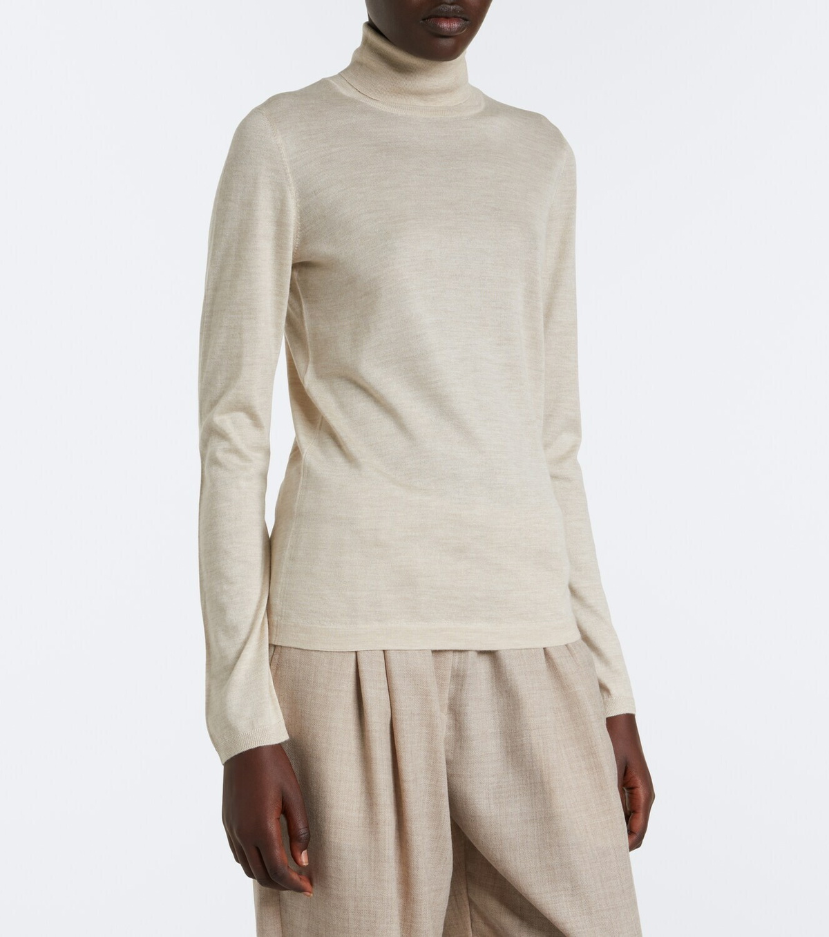Brunello Cucinelli Cashmere and silk turtleneck sweater