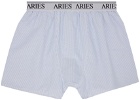 Aries Blue & White Temple Boxers