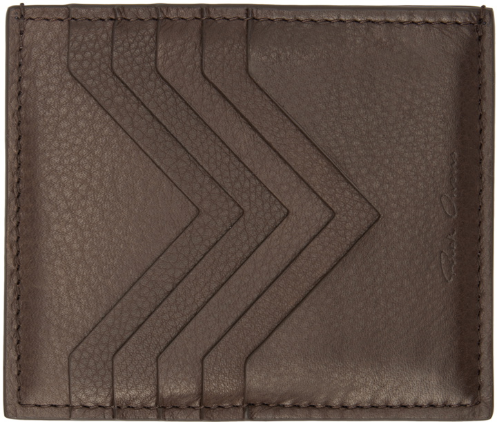 Photo: Rick Owens Brown Square Card Holder