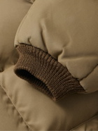 RRL - Ellis Quilted Padded Shell Hooded Jacket - Brown