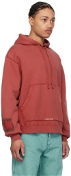 A-COLD-WALL* Red Garment-Dyed Hoodie