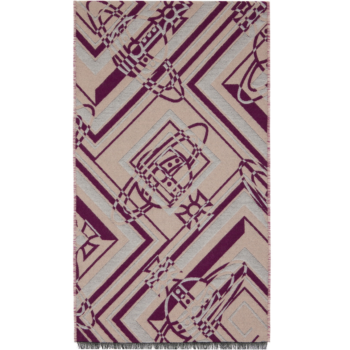 Vivienne Westwood Pink Rug Scarf