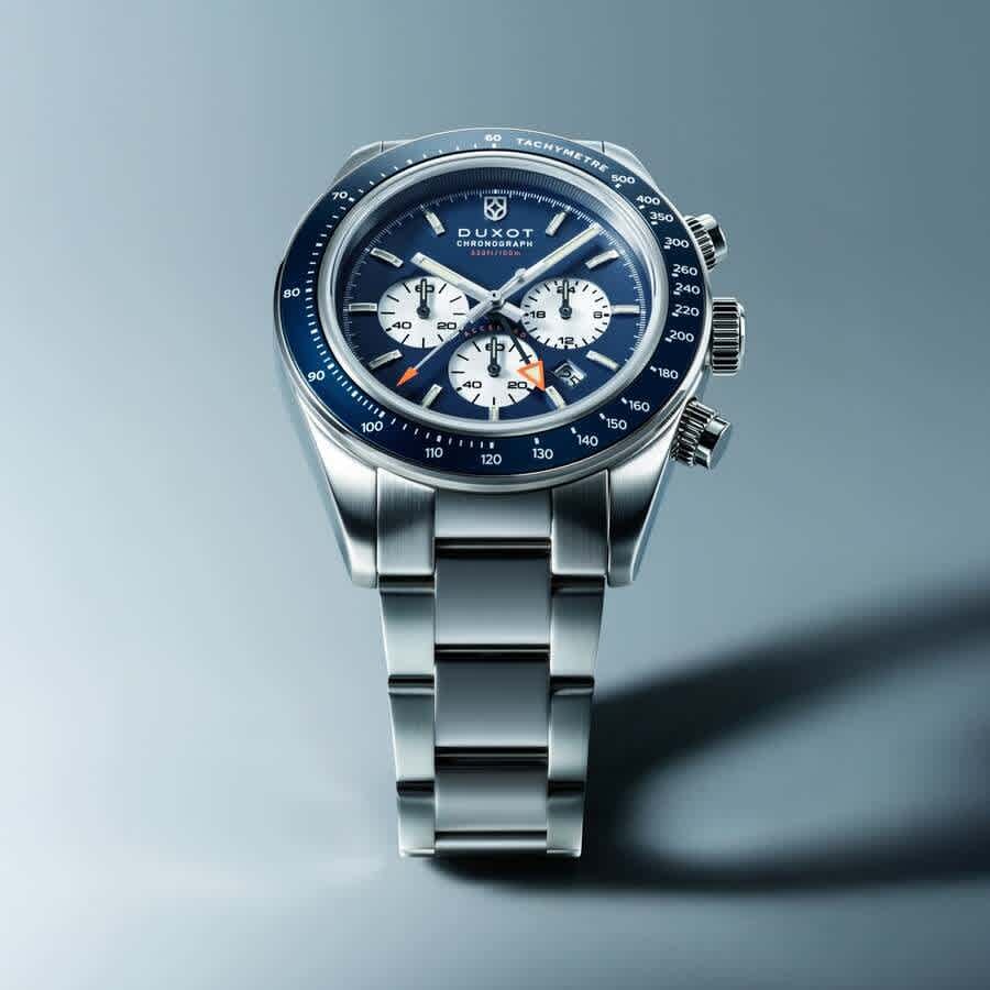 Duxot Vitesse Chronograph Quartz Blue Dial Mens Watch DX-2072-22