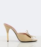 Valentino Garavani Flutterby embellished leather mules
