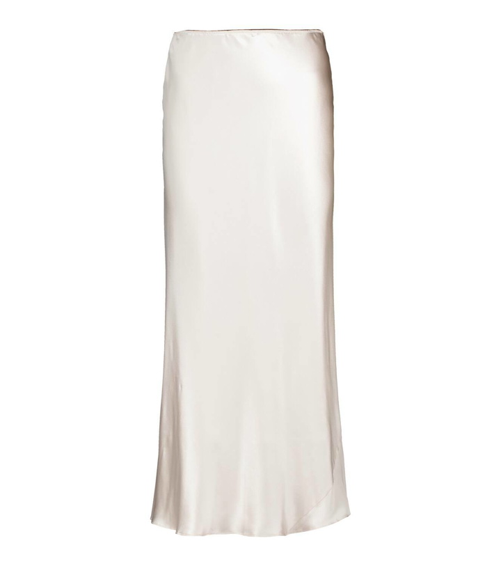 Photo: Dorothee Schumacher Sense of Shine silk satin midi skirt