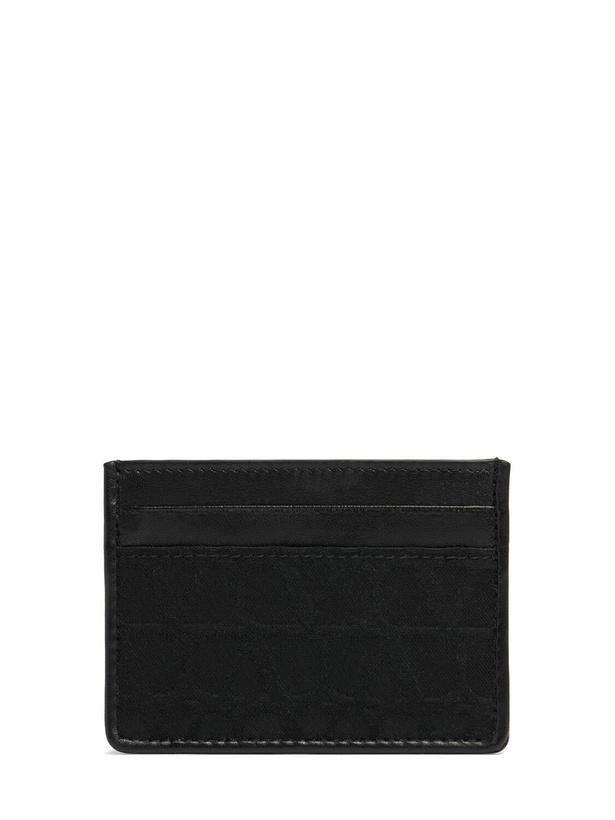 Photo: VALENTINO GARAVANI Toile Iconograph Card Holder