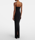 Rachel Gilbert Franca embellished crêpe corset gown