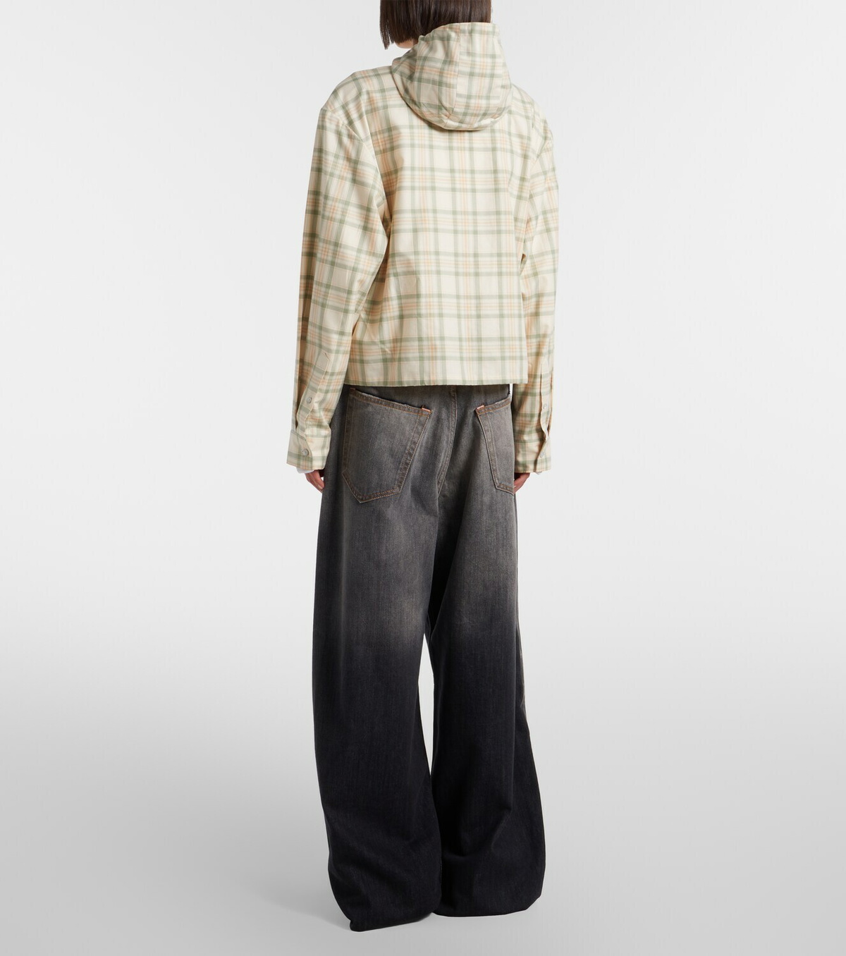 Acne Studios 2023 distressed wide-leg jeans