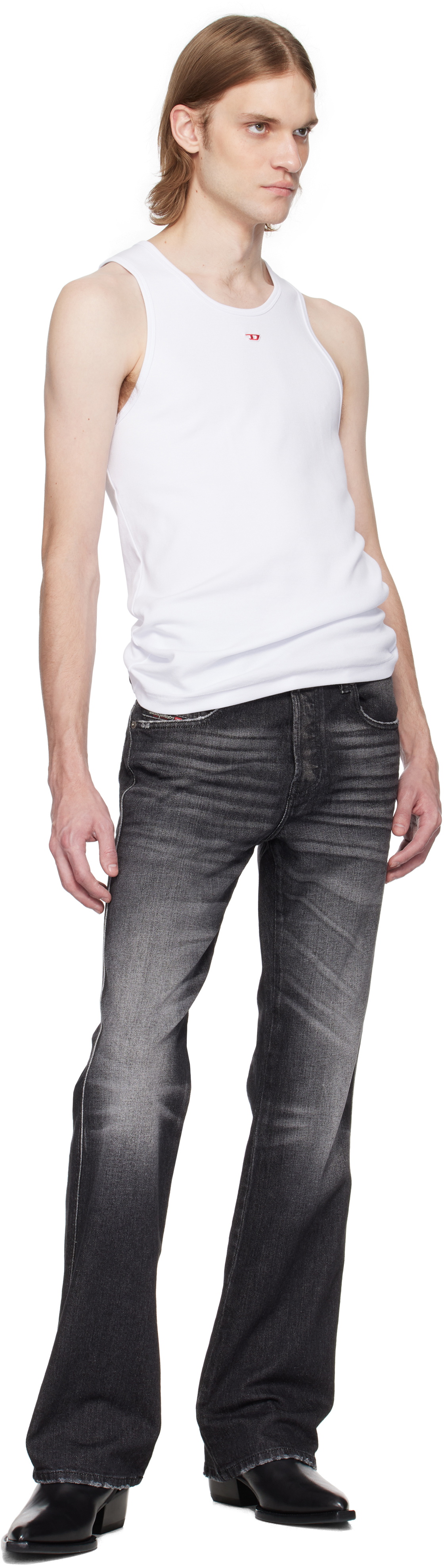 Diesel White T-Lifty-D Tank Top Diesel