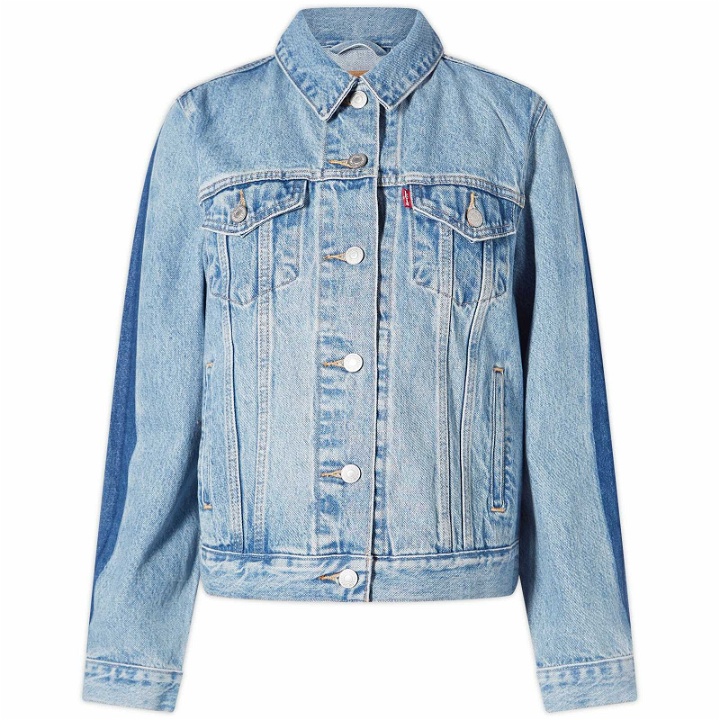 Photo: Levi’s Collections Women's Levis Vintage Clothing Original Trucker Jacket in Never Fade Trucker