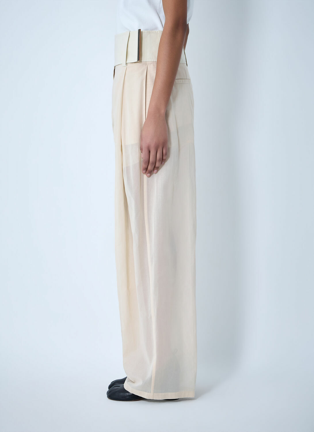 Sportmax High Waist Wide-Leg Trousers