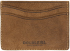 RRL Brown Roughout Card Holder