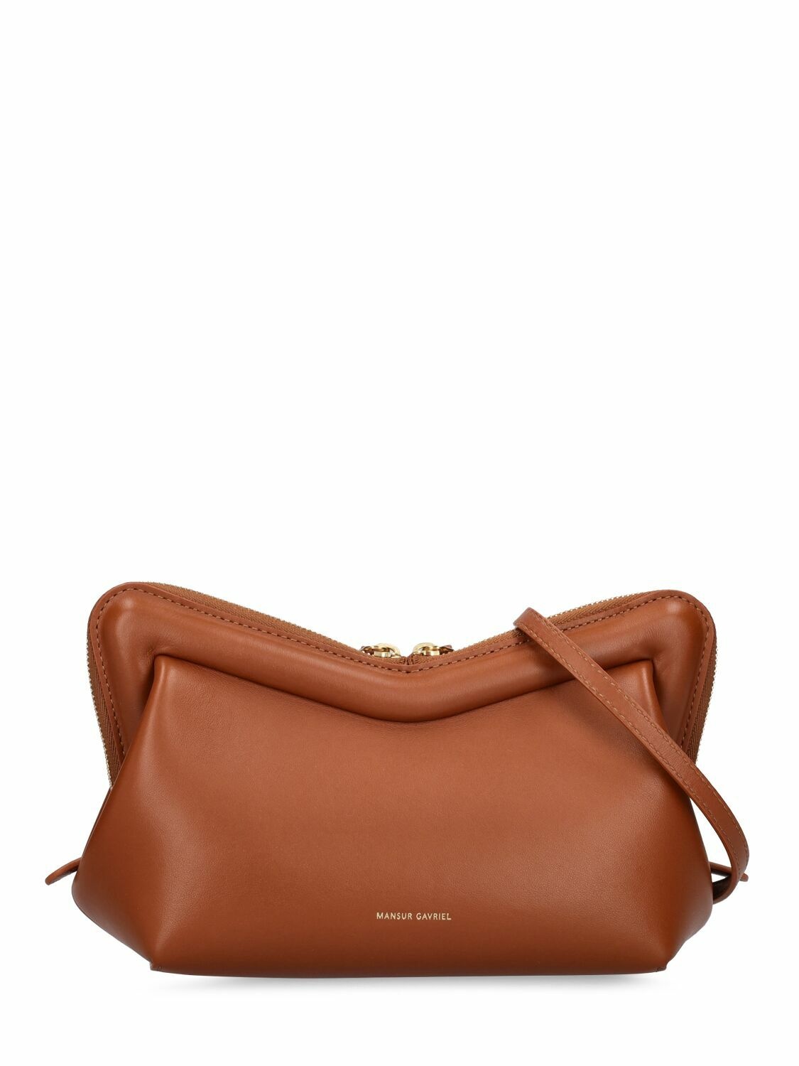 Photo: MANSUR GAVRIEL - Mini M Frame Leather Shoulder Bag