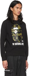 BAPE Black Camo Ape Head Sweater