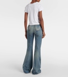 Alexander McQueen Skull cropped cotton T-shirt