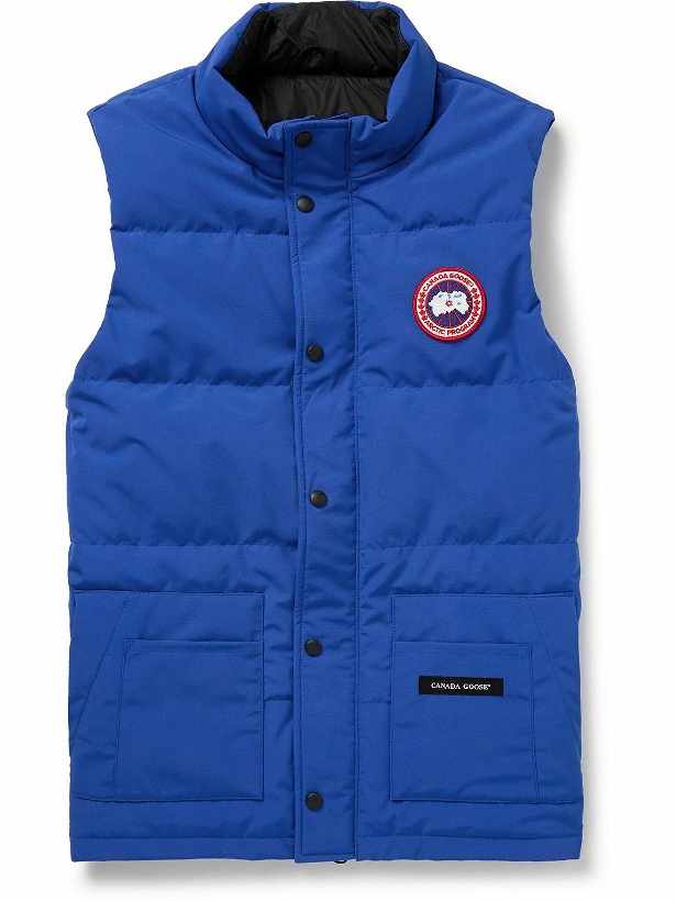 Photo: Canada Goose - Slim-Fit Freestyle Crew Quilted Arctic Tech® Down Gilet - Blue