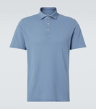 Fedeli Cotton piqué polo shirt