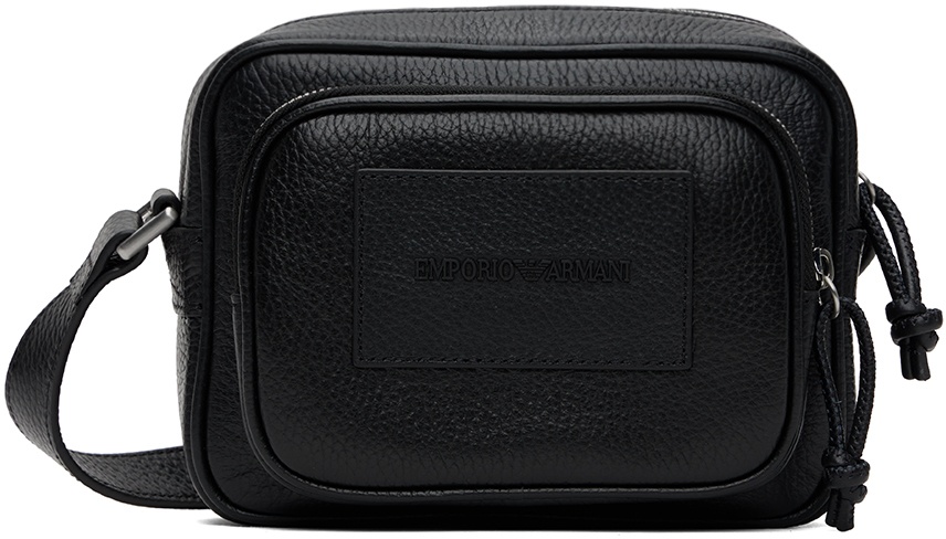 Photo: Emporio Armani Black Leather Crossbody Bag