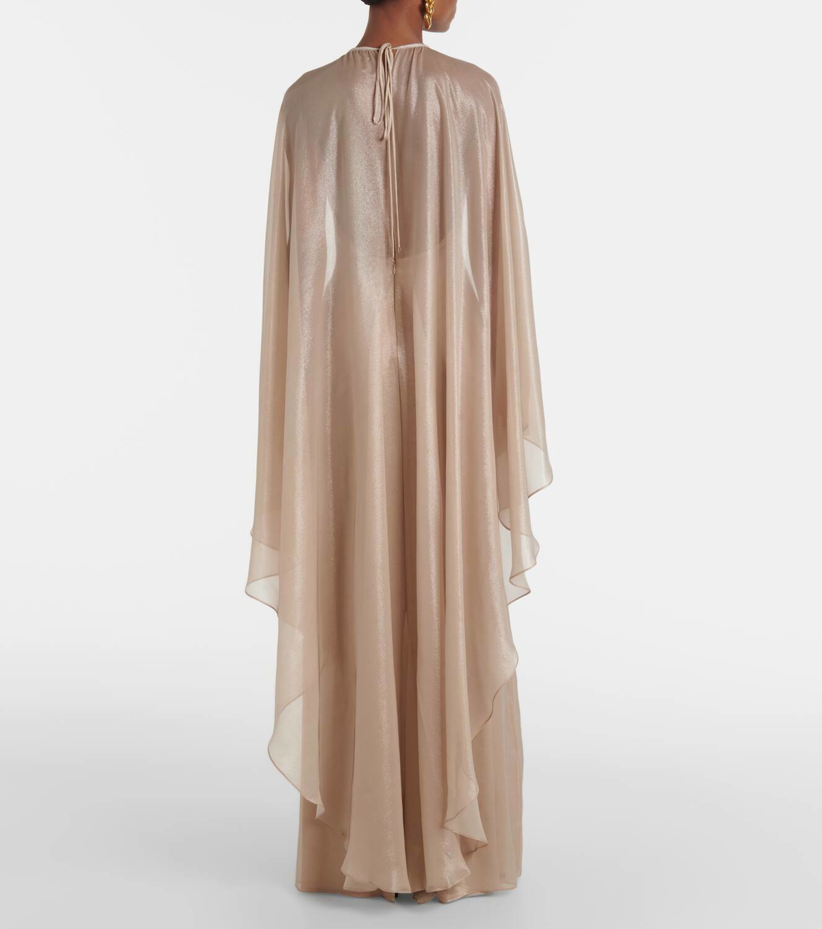 Tom Ford Caped satin gown