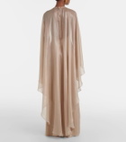 Tom Ford Caped satin gown