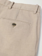 Club Monaco - Straight-Leg Linen-Blend Suit Trousers - Neutrals