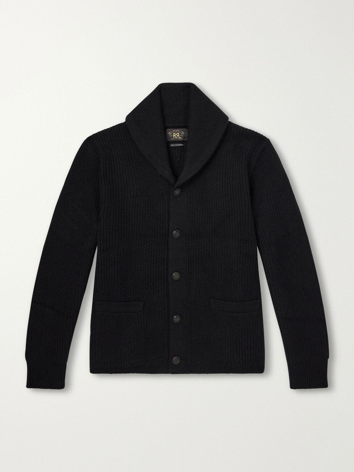 RRL - Shawl-Collar Cashmere Cardigan - Black