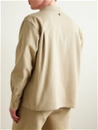 LE 17 SEPTEMBRE - Basketweave Cotton Shirt - Neutrals