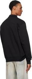 NORSE PROJECTS Black Ketel Relaxed Organic Half Zip Sweatshirt
