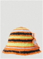 Biosis Crochet Bucket Hat in Orange