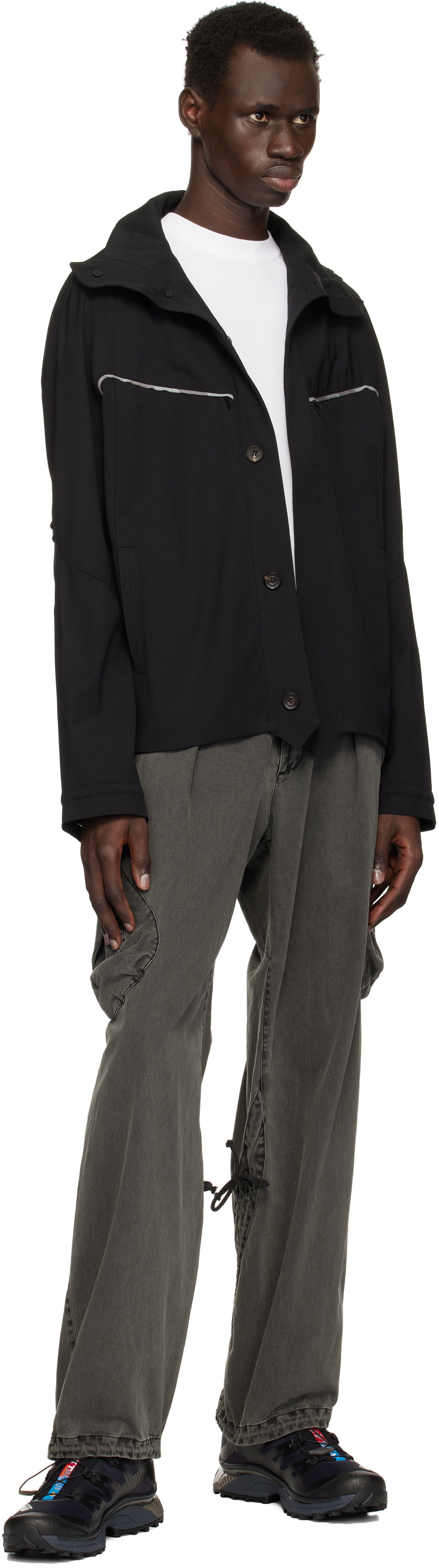 HYEIN SEO Gray Dyed Cargo Pants