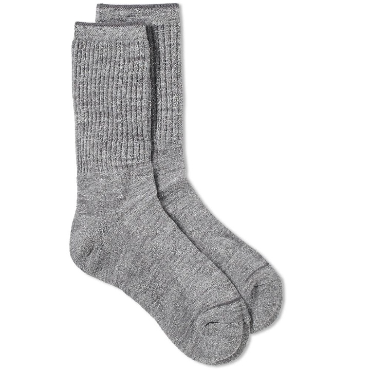 Photo: Anonymous Ism Boucle Mix Socks Grey
