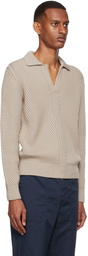 Brioni Beige Wool Polo