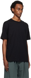 Dries Van Noten Black Dropped Shoulder T-Shirt