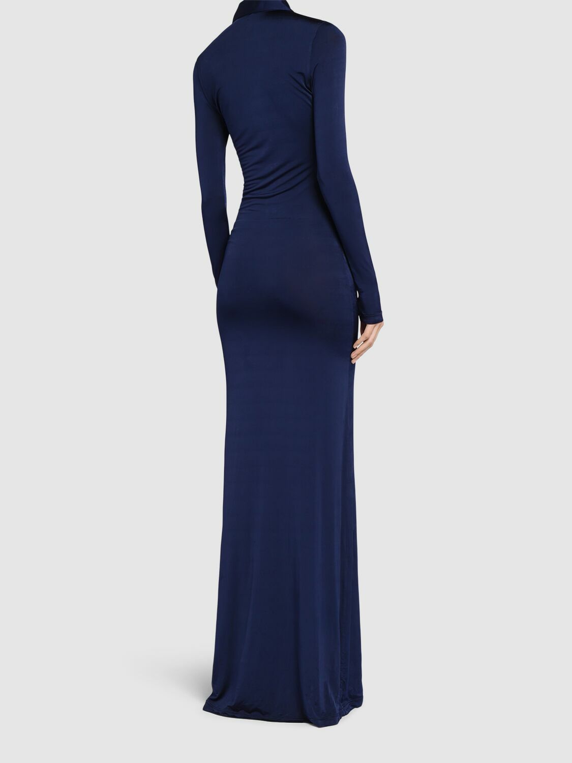 BALENCIAGA Stretch Fluid Jersey Maxi Dress Balenciaga
