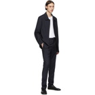 Maison Margiela Navy Wool Three-Pocket Jacket