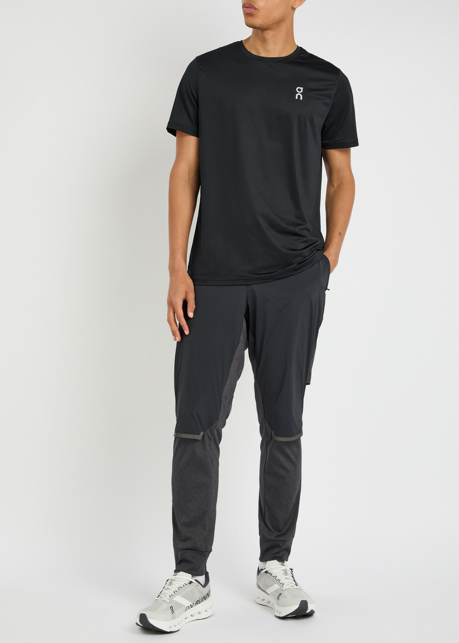 ON Weather Stretch-jersey Sweatpants Black