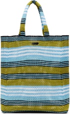 Lanvin Multicolor Borsa Shopping Crochet Tote