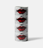 Fornasetti Bocche Small porcelain vase